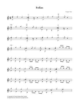 Gaspar Sanz: Folias