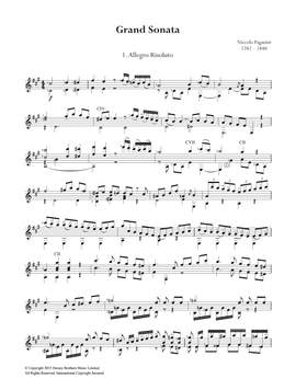 Niccolo Paganini: Grand Sonata