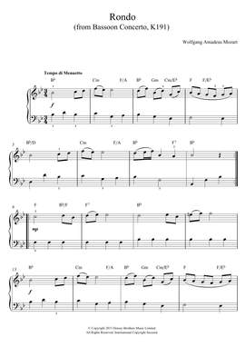 Wolfgang Amadeus Mozart: Rondo From Bassoon Concerto, K191