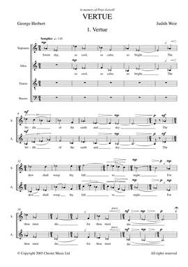 Judith Weir: Vertue