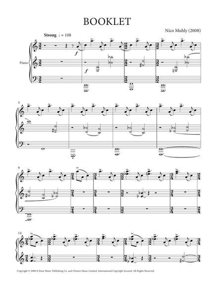 Nico Muhly: Booklet | Presto Music