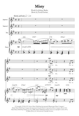 Ella Fitzgerald: Misty (arr. Berty Rice)