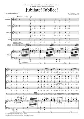 Paul Mealor: Jubilate! Jubilee!