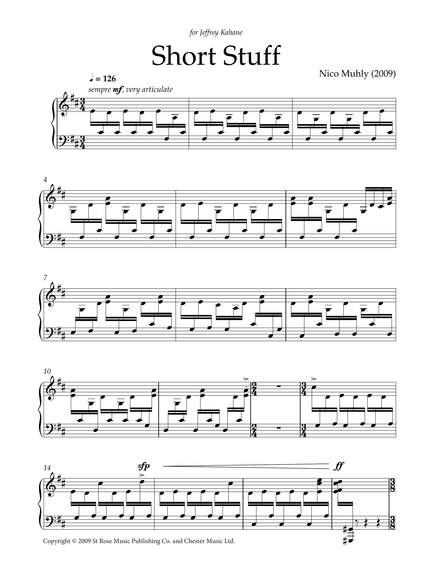 Nico Muhly: Short Stuff