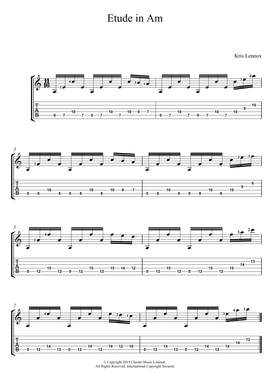 Kris Lennox: Etude In Am