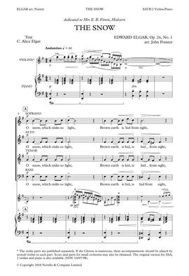 Edward Elgar: The Snow