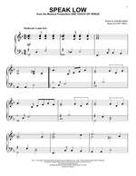 Kurt Weill: Speak Low Product Image