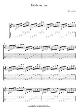 Kris Lennox: Etude In Em