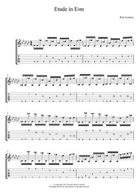 Kris Lennox: Etude In E flat minor