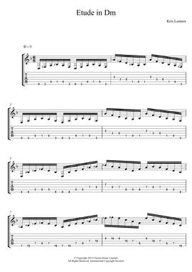 Kris Lennox: Etude In Dm