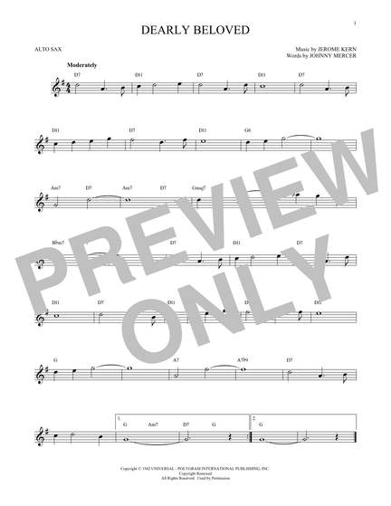 Jerome Kern: Dearly Beloved