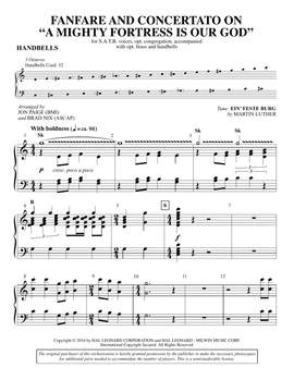 Brad Nix: Fanfare and Concertato on A Mighty Fortress Is Our God - Handbells