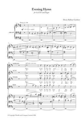 Henry Balfour Gardiner: Evening Hymn