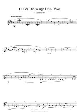 Felix Mendelssohn: O For The Wings Of A Dove