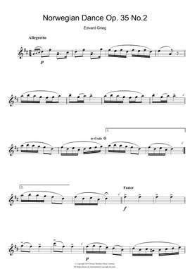 Edvard Grieg: Norwegian Dance No. 2 Op. 35