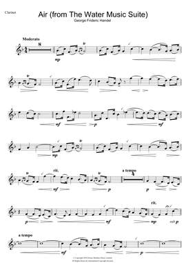 George Frideric Handel: Air (from The Water Music Suite)
