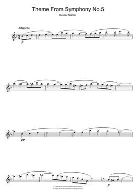 Gustav Mahler: Adagietto (from Symphony No. 5, 4th Movement)