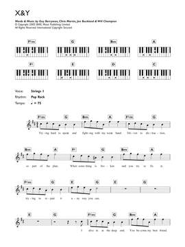 Coldplay: X and Y