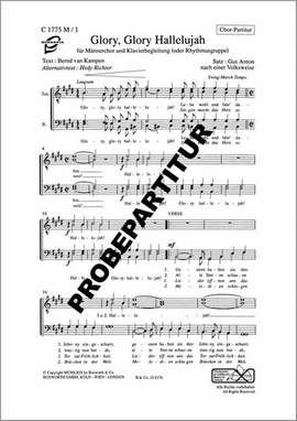Anton, G: Glory, Glory, Hallelujah