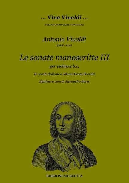 Vivaldi, A: Le sonate dedicate a Pisendel