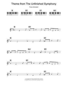 Franz Schubert: Theme From The Unfinished Symphony
