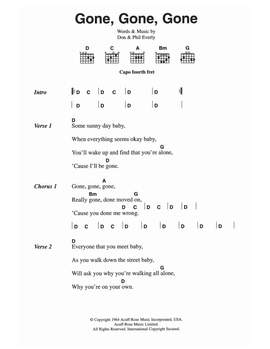 The Everly Brothers: Gone, Gone, Gone (Done Moved On)