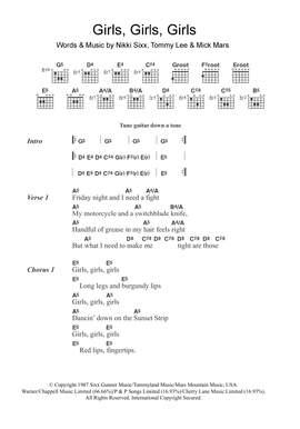 Motley Crue: Girls, Girls, Girls