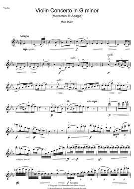 Max Bruch: Violin Concerto No.1 In G Minor (2nd Movement)