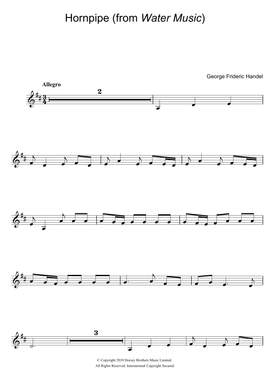 George Frideric Handel: Hornpipe (from The Water Music Suite)