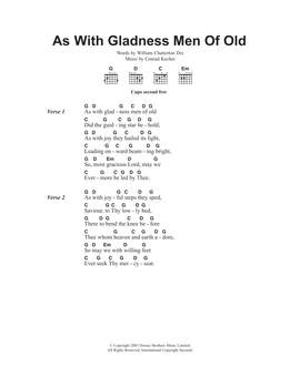 Traditional Carol: As With Gladness Men Of Old