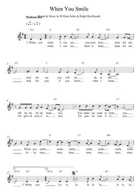 William Salter: When You Smile