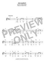 Hubert Parry: Jerusalem Product Image