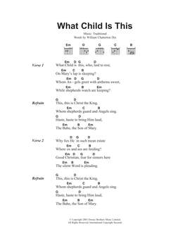 Traditional Carol: What Child Is This?