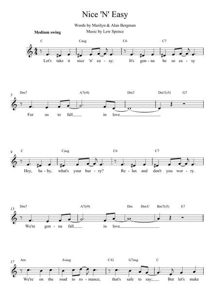 Lew Spence: Nice 'N' Easy