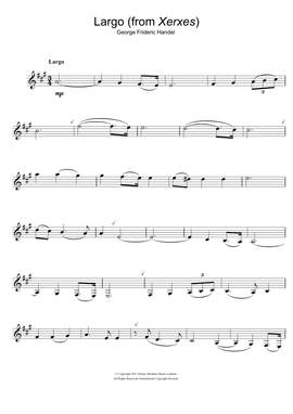 George Frideric Handel: Largo (from Xerxes)