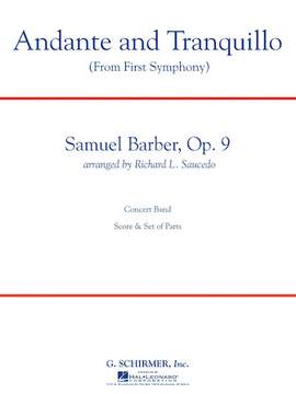 Richard Saucedo: Andante and Tranquillo (from First Symphony) - Bb Trumpet 3