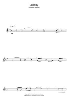 Johannes Brahms: Lullaby