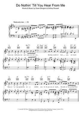 Duke Ellington: Do Nothin' Till You Hear From Me