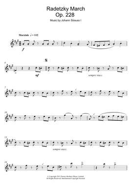 Johann Strauss: Radetzky March Op. 228