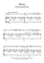 Andrew Lloyd Webber: Memory (Verse only) (from Cats) Product Image