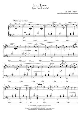 Mark Knopfler: Irish Love (from Cal) (as performed by Sacha Puttnam)
