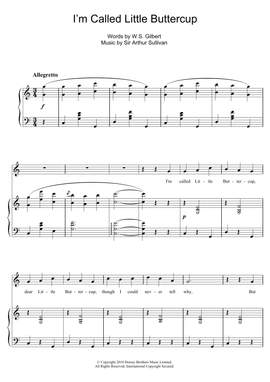 Gilbert & Sullivan: I'm Called Little Buttercup