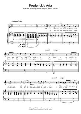 Gilbert & Sullivan: Frederick's Aria