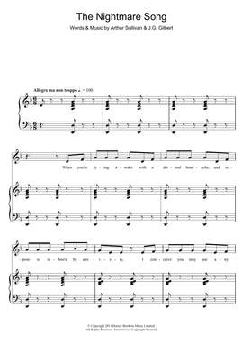 Gilbert & Sullivan: The Nightmare Song