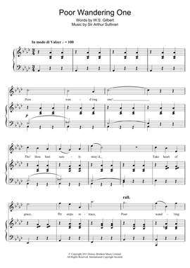 Gilbert & Sullivan: Poor Wandering One