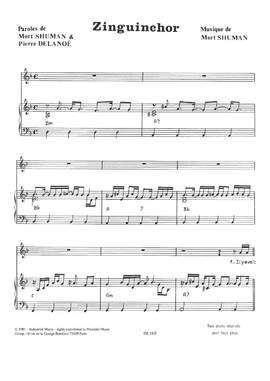 Mort Shuman: Zinguinchor