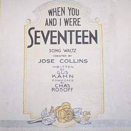 Chas Rosoff: When You And I Were Seventeen