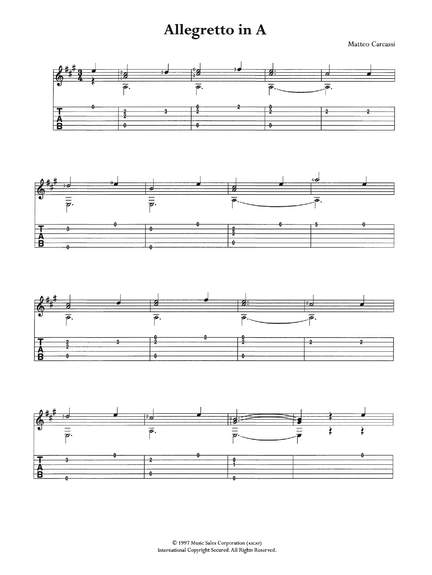Matteo Carcassi: Allegretto In A