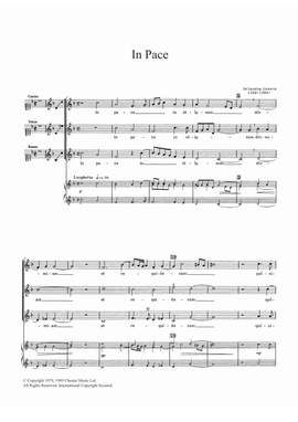 Orlandus Lassus: In Pace