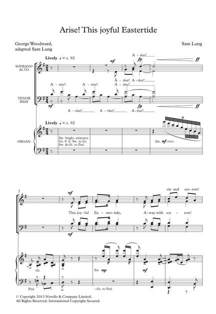 Sam Lung: Arise! This Joyful Eastertide